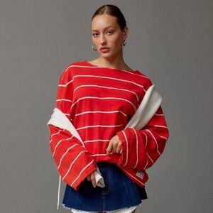 BDG Carmen Oversized Long Sleeve Tee
